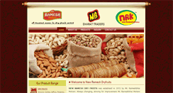 Desktop Screenshot of newrameshdryfruits.com